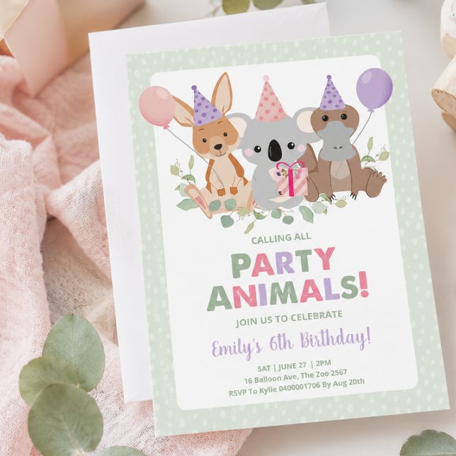 Koala Birthday Invitation (Creator Uploaded)