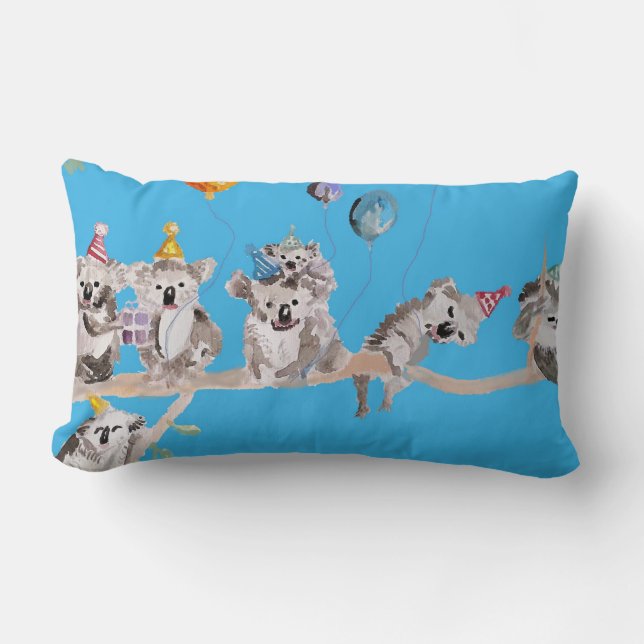 Koala Birthday Party Cute Koalas Childs Cushion (Front)