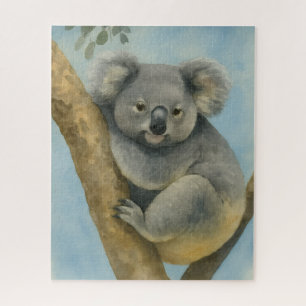 Koala Calm – Watercolor Wildlife Jigsaw Puzzle