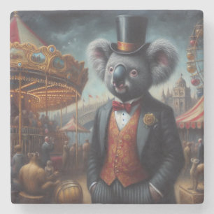 Koala Carnival Stone Coaster