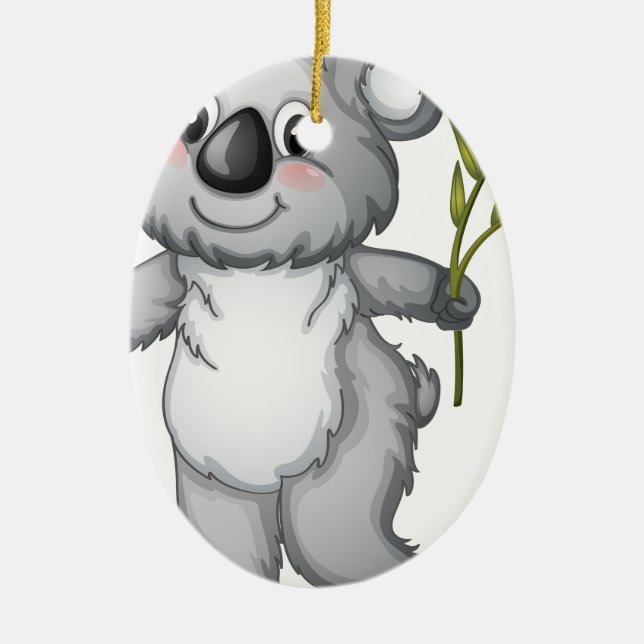 Koala Ceramic Ornament (Front)