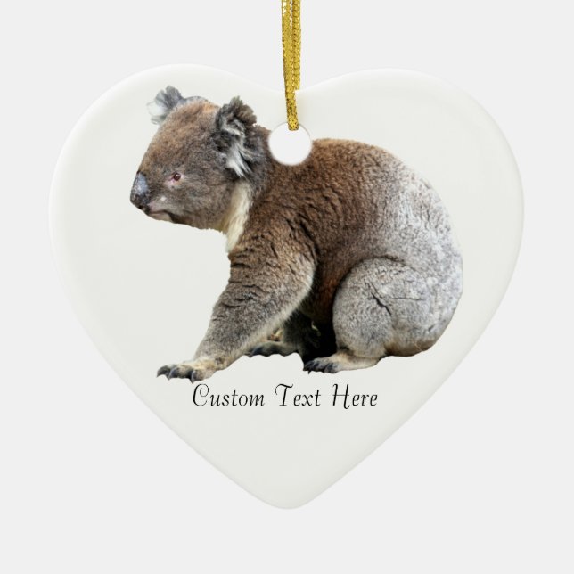 Koala Ceramic Ornament (Front)
