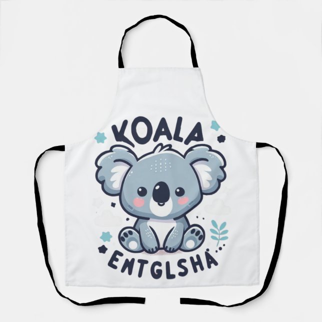  Koala Charm  Apron (Front)