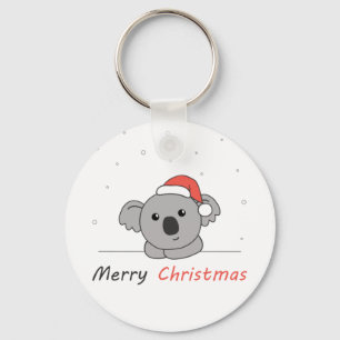 Koala Christmas Snow Winter Animals Koalas Keychai Keychain