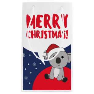 Koala Christmas Snow Winter Animals Koalas Small G Gift Bag