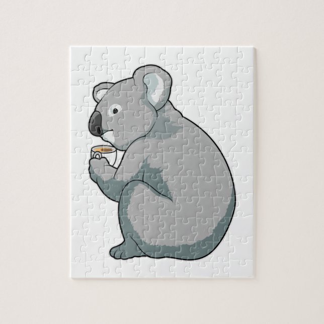 Koala Coffee Cup Jigsaw Puzzle (Vertical)