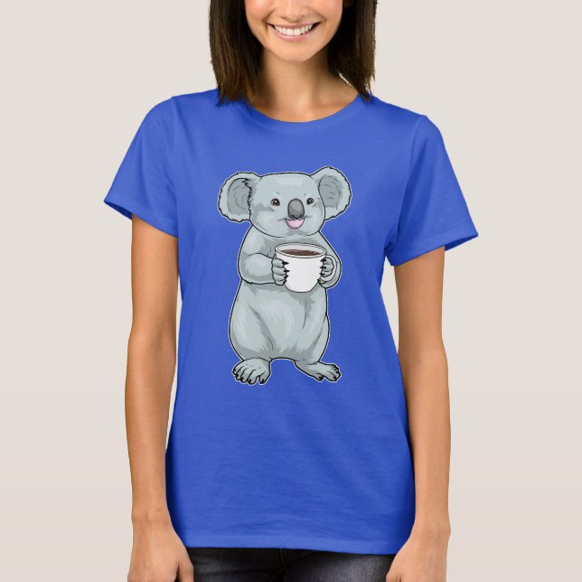 Koala Coffee Cup T-Shirt (Front)