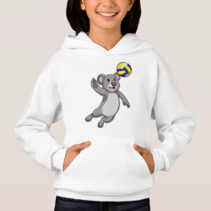 Koala comme joueur de volleyball avec volleyball