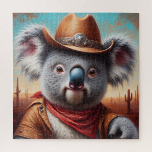 Koala Cowboy Jigsaw Puzzle