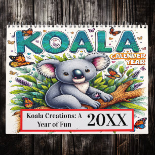 Koala Creations: A Year of Fun 2025/2026 Calendar