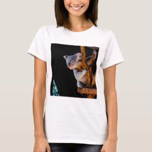Koala Cute in Tree Grey T-Shirt