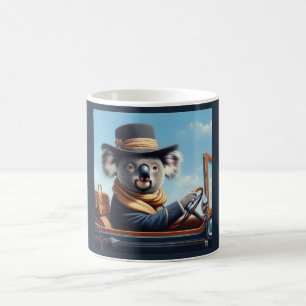 Koala Driving Coffee Mug