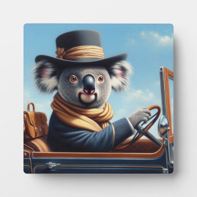 Koala Driving Plaque (Front)
