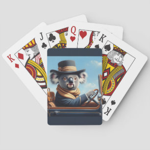 Koala Driving Playing Cards