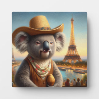 Koala Eiffel Tower Plaque