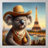 Koala Eiffel Tower
