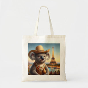 Koala Eiffel Tower Tote Bag