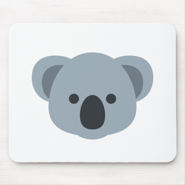 Koala emoji mouse pad (Front)