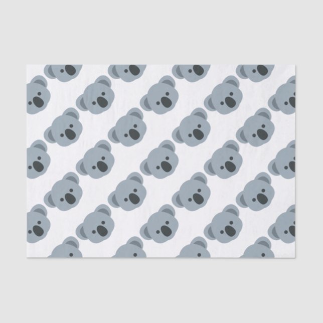 Koala emoji tissue paper (Front)