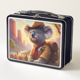 Koala Explorer Metal Lunch Box