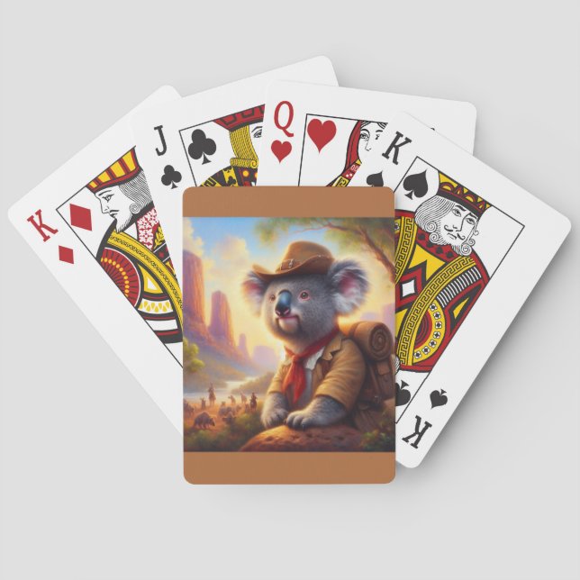 Koala Explorer Playing Cards (Back)