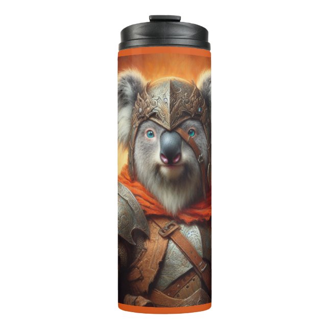Koala Fantasy Warrior Thermal Tumbler (Front)