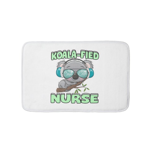 Koala-fied Nurse  Bath Mat (Front)