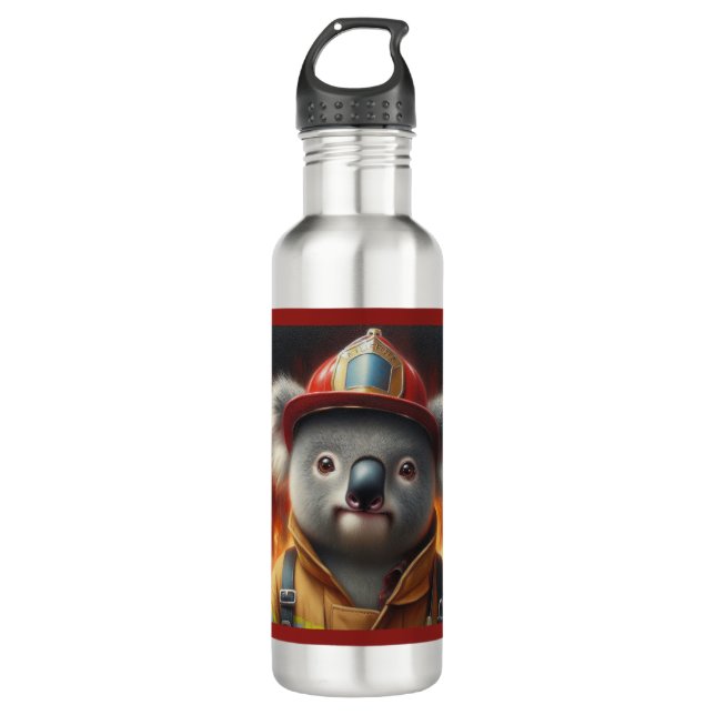 Koala Firefighter 710 Ml Water Bottle (Front)