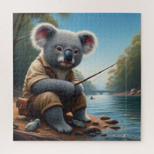 Koala Fishing Jigsaw Puzzle