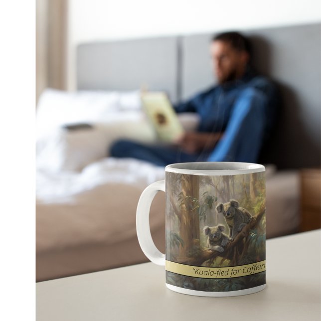 Koala Forest Dreams, custom Coffee Mug (Creator Uploaded)