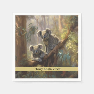 Koala Forest Dreams, custom  Napkin