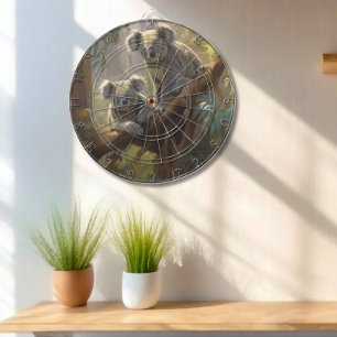Koala Forest Dreams Dartboard