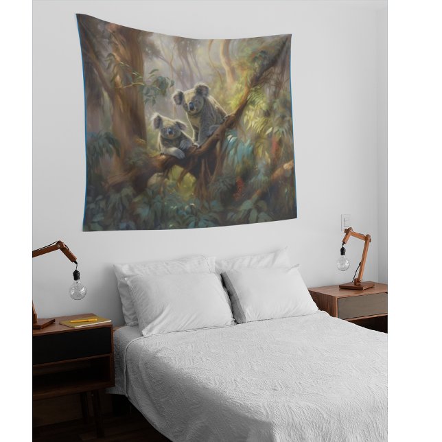 Koala Forest Dreams Tapestry (Creator Uploaded)