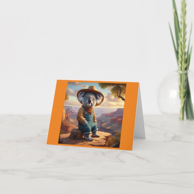 Koala Grand Canyon Card (Front)