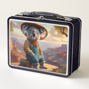 Koala Grand Canyon Metal Lunch Box