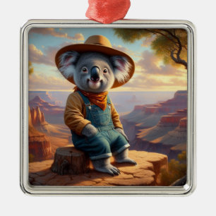 Koala Grand Canyon Metal Ornament
