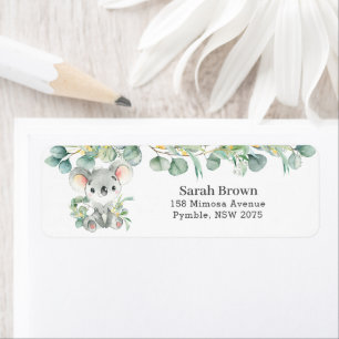 Koala Greenery Eucalyptus Adresse de retour