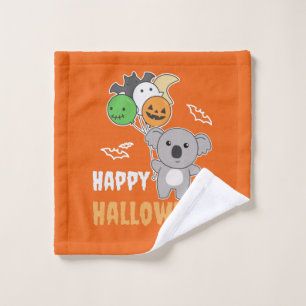 Koala Halloween Balloons For Kids Cute Koalas Wash Cloth