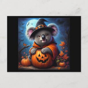 Koala Halloween Costume Postcard