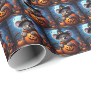 Koala Halloween Costume Wrapping Paper