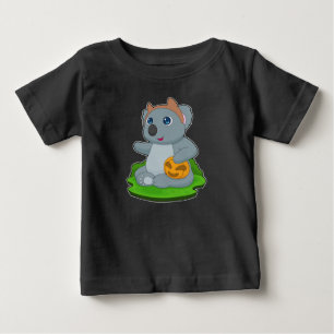 Koala Halloween Pumpkin Baby T-Shirt