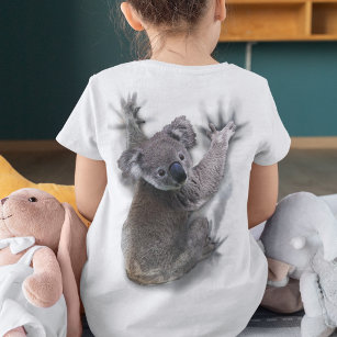 Koala Hang On Back Cute Bear Australia Animal T-Shirt