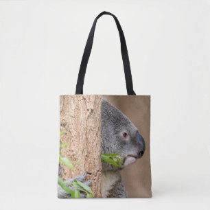 koala Headshot Tote Bag