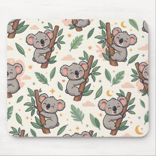 Koala Hug Tree Mousepad