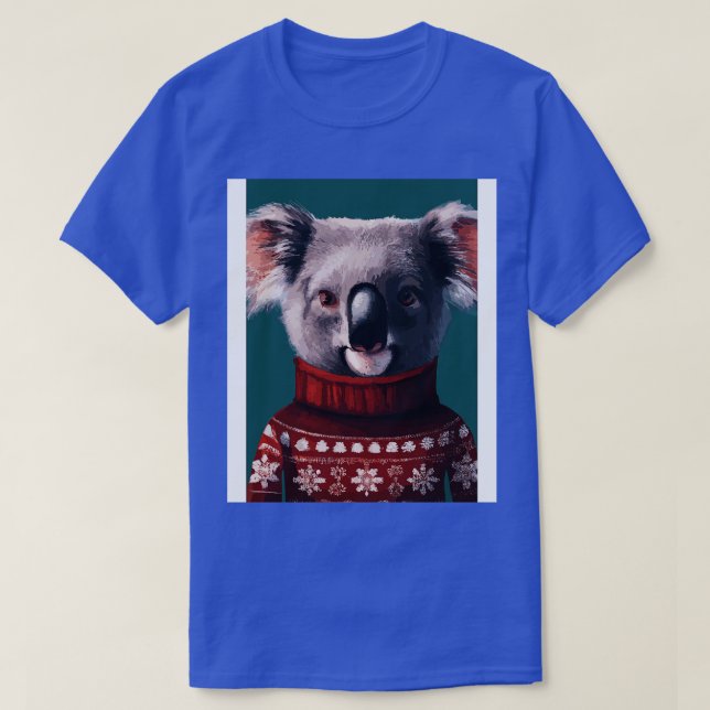 Koala in a Christmas Pullover 1 (Design Front)