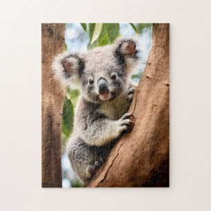 Koala in a tree jigsaw puzzle