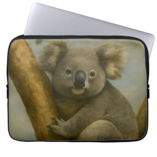 Koala in Quiet Light Laptop Sleeve