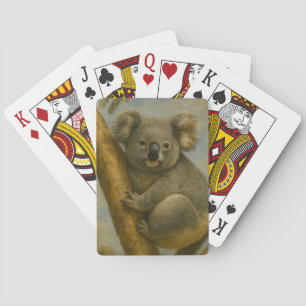 Koala in Quiet Light Playing Cards