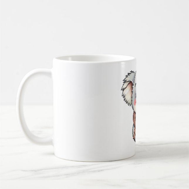 Koala in Scarf - Spread Joy & Warmth Coffee Mug (Left)