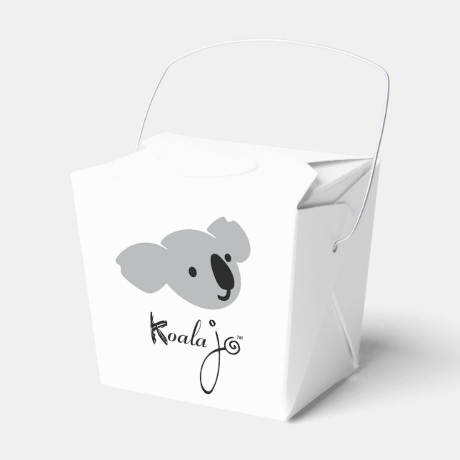Koala Jo Take Out Box, Your Colours Favour Box (Front Side)